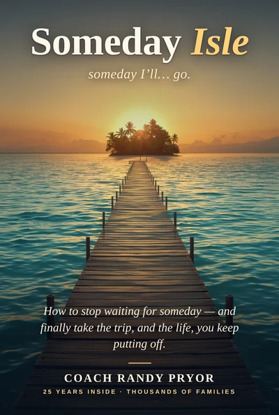 The front cover of Someday Isle